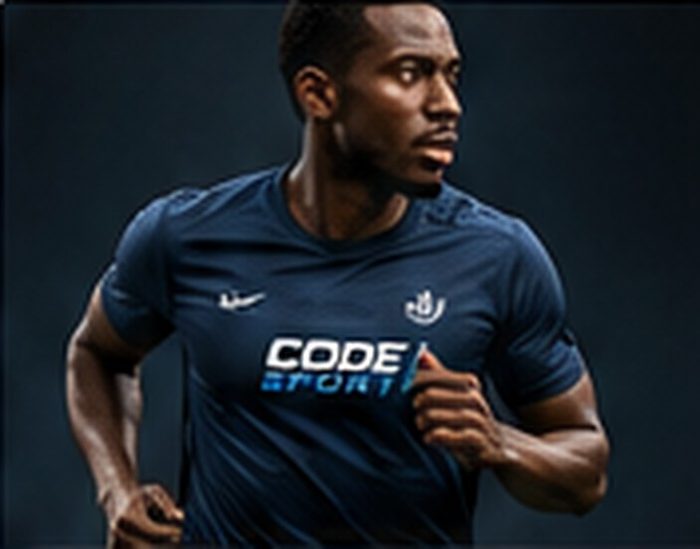 Athlete wearing Code Sport shirt