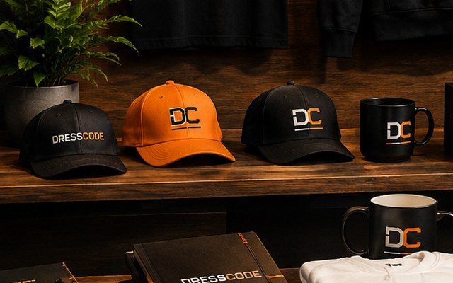 Dresscode caps and branded accessories