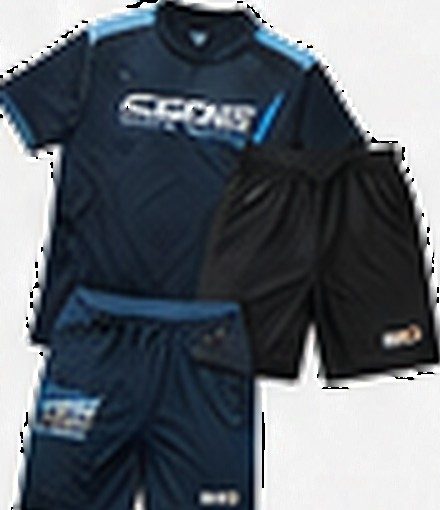 Code Sport training shirt and shorts