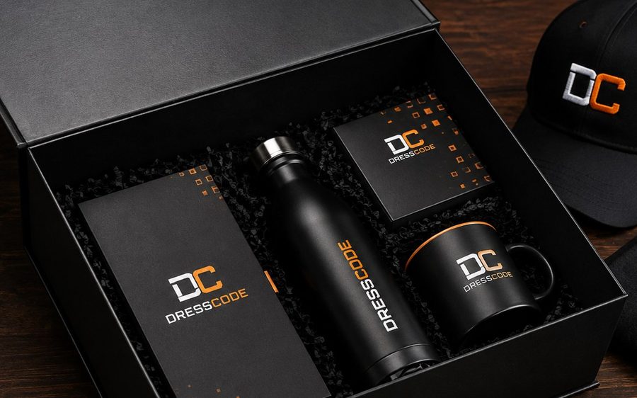 Curated Dresscode gift set in black box