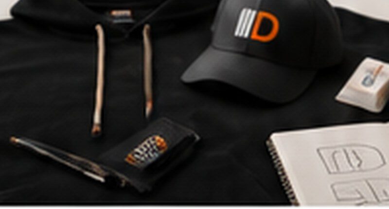 Dresscode hoodie, cap and design sketches